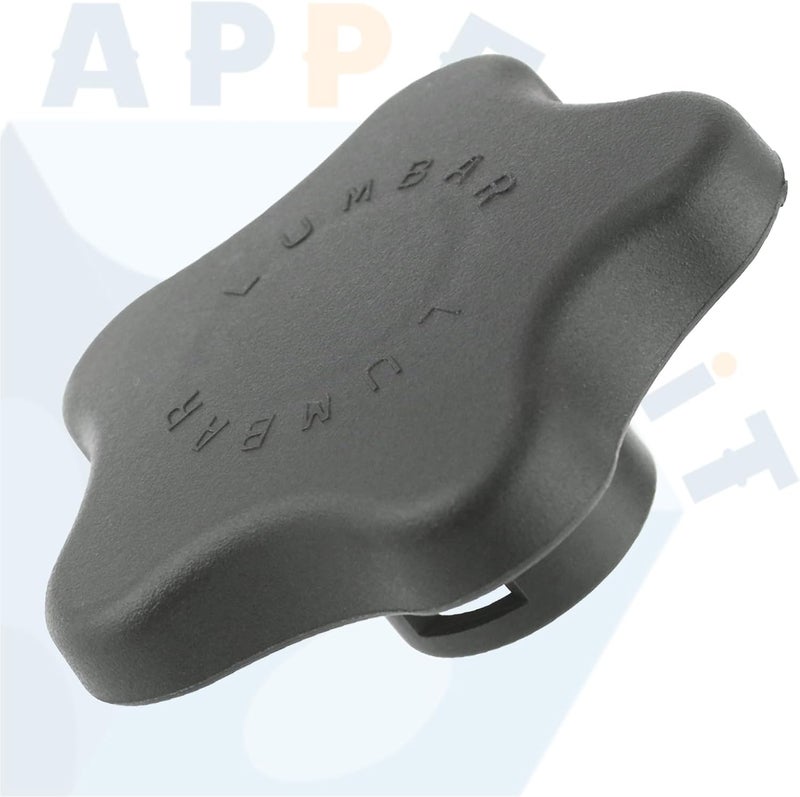 APPERFiT Seat Lumbar Support Knob Adjust Handle Front Driver/Passenger Side Gray Compatible with Chevy Colorado Trailblazer, GMC Canyon Envoy, Hummer H3 Truck 2005-2012 Replaces 88937780 - Image 3